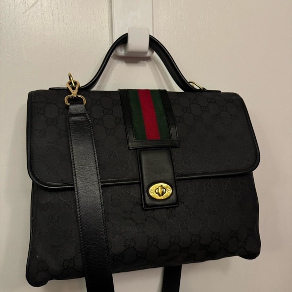 Vintage Gucci Two Way Bag - Picture 7 of 10